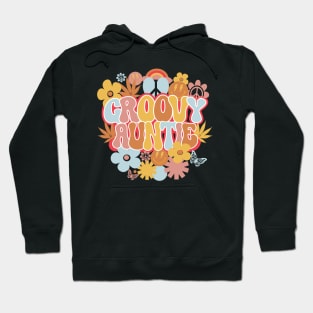 Groovy Auntie Shirt, Hippie Aunt Hoodie